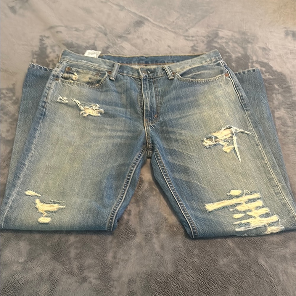 Men Distressed Denim Jeans